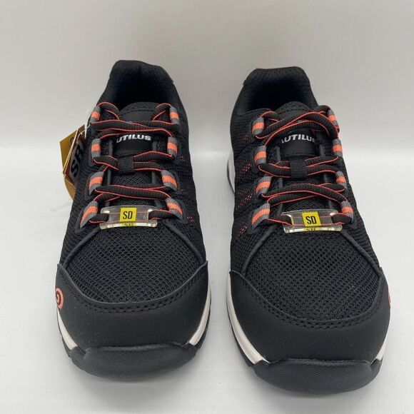 Nautilus Accelerator Women's US 6B Work Shoes Black Red Composite Safety Toe - Picture 2 of 11